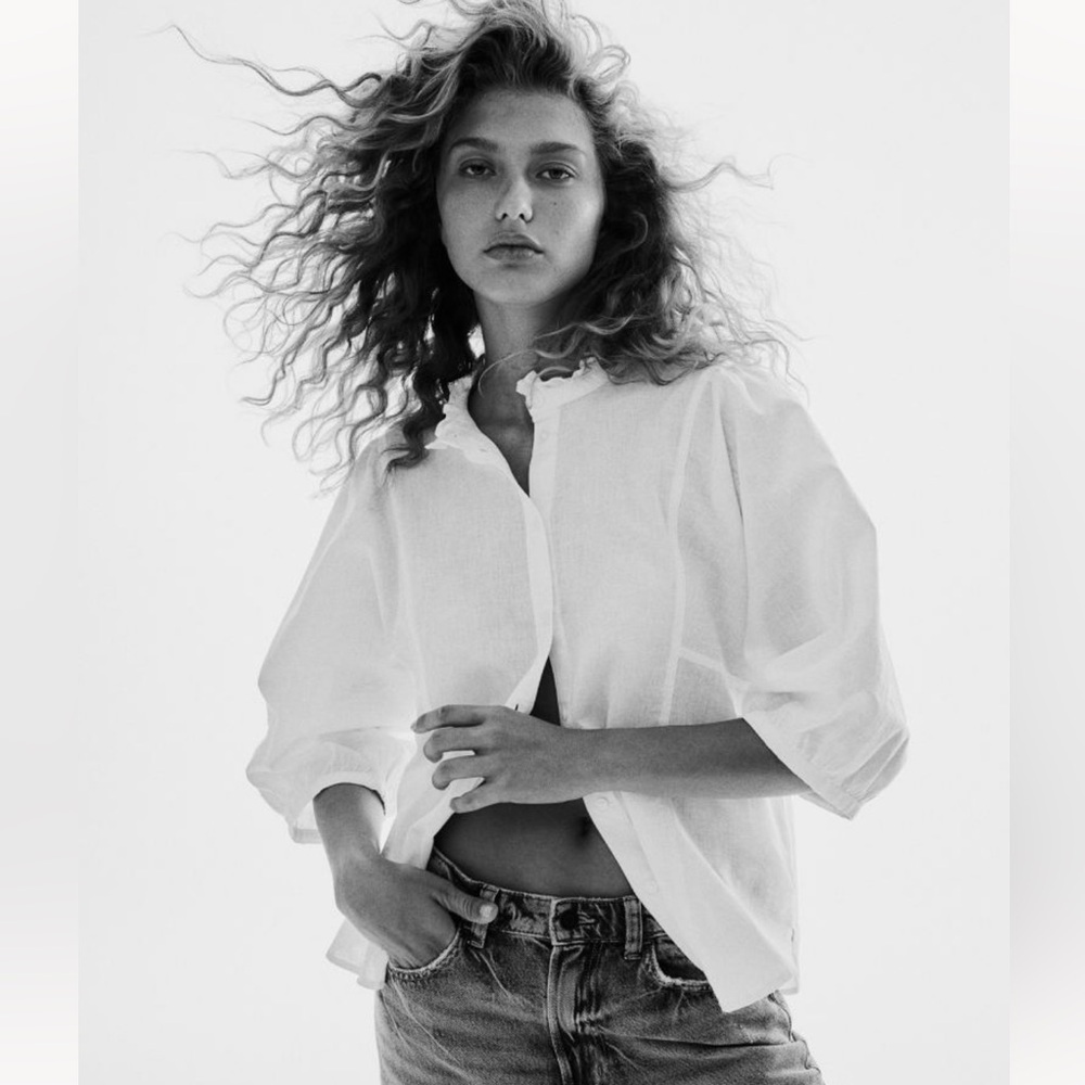 H&M Linen Blouse